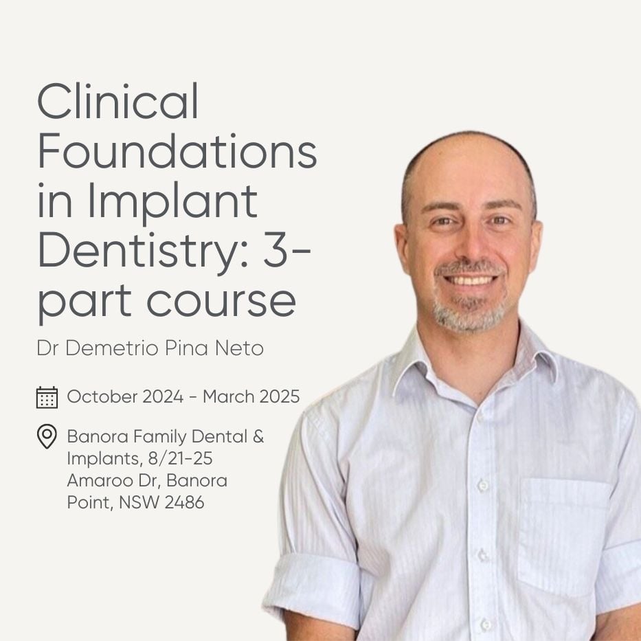 2024-2025 Clinical Foundations in Implant Dentistry